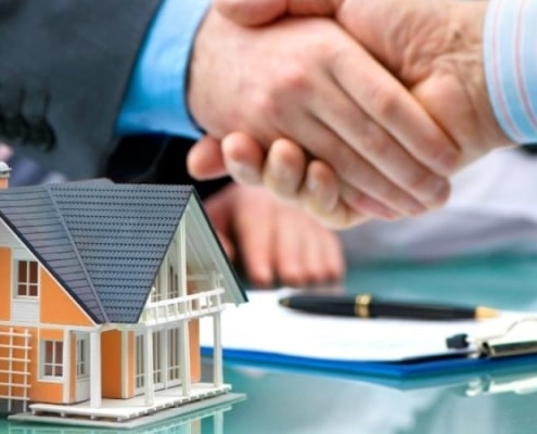 home buying handshake